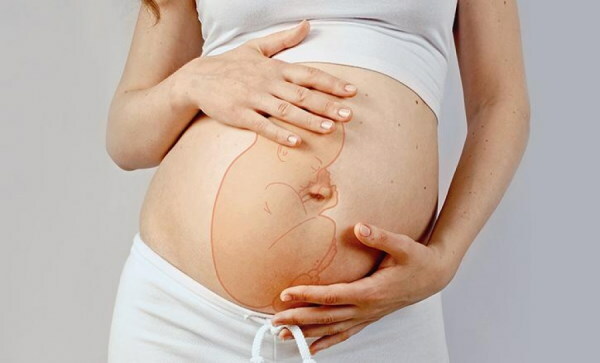 Kliki v trebuhu med zgodnjo, pozno nosečnostjo