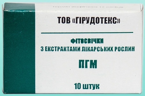 Suppositories with eucalyptus for prostatitis, hemorrhoids. Instructions for use, how to do it yourself