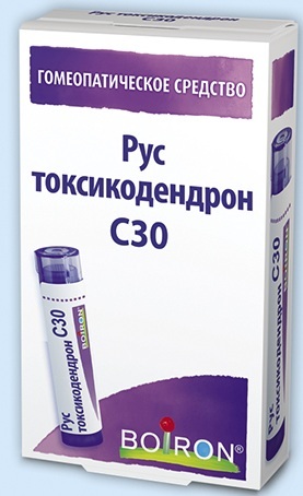 Rhus toxicodendron homøopati. Instruktioner, brugsanvisninger, anmeldelser