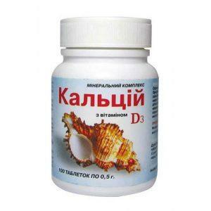Mineralinis kompleksas Ca su vitaminu D3