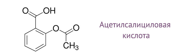 Egenskaber for acetylsalicylsyre