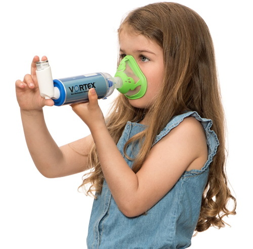 Inhalationsafstandsstykker til børn. Sådan bruges