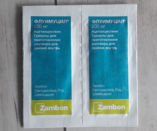 Fluimucil 200 mg powder. Instructions for use