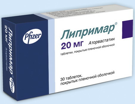 Liprimar (Liprimar) 20 mg. Instructions for use, price, reviews