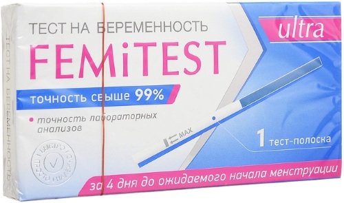 Femitest (Femitest) per la gravidanza. Istruzioni per l'uso, revisione dei prezzi