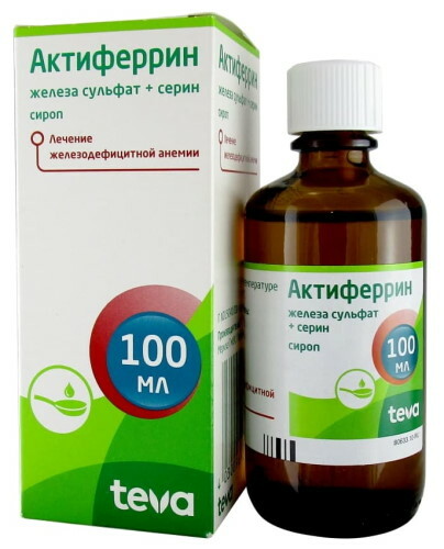 Aktiferrin syrup for children. Instruction, price, reviews