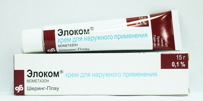 Antiallergic ointment for the skin of a child from one year old