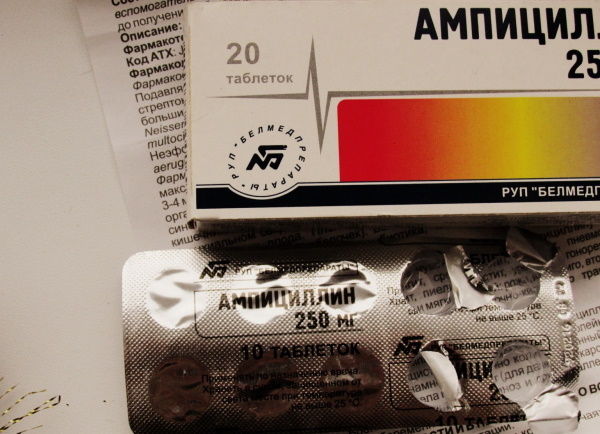 Ampicillin antibiotika tabletter. Brugsanvisning, pris