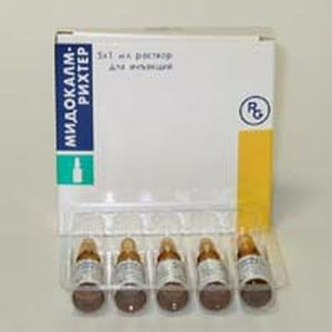 muscle relaxant ampoules