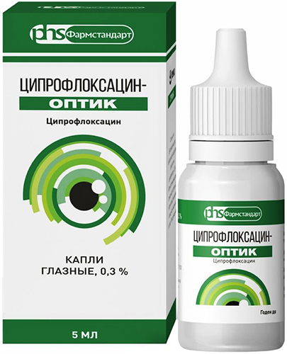 Ciprofloxacin ögondroppar. Bruksanvisning, recensioner