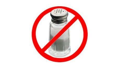 Begrenzen Sie die Verwendung von Salz