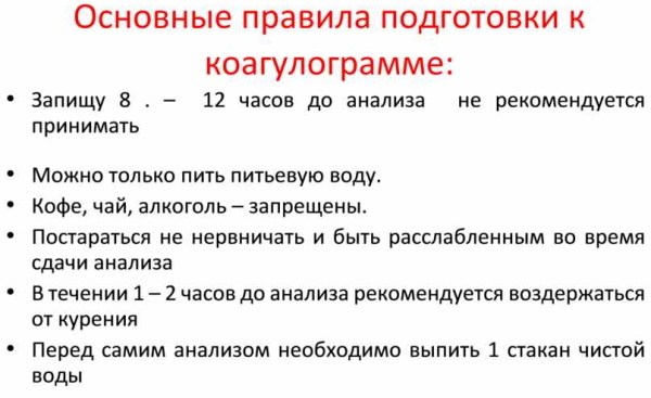 Coagulabilidad de la sangre según Sukharev. Normas, tiempo