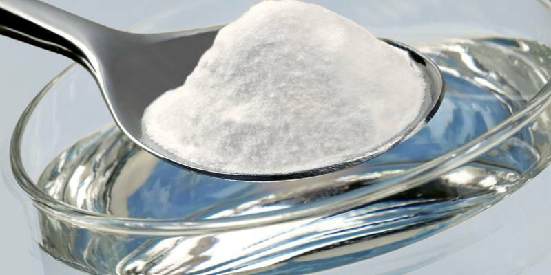 Como o bicarbonato de sódio afeta a potência e quais são as receitas com base nela?