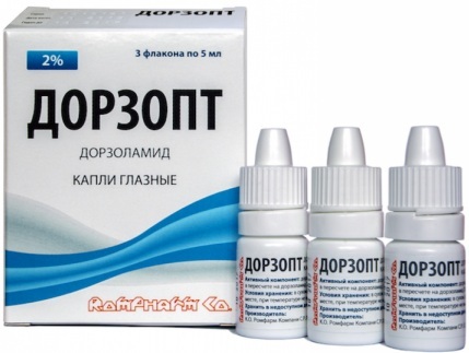 Dorzopt eye drops. Price, instructions for use, analogs
