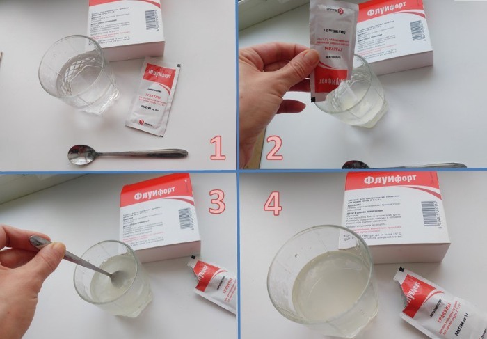 Fluifort powder. Instructions for use for adults, children, reviews