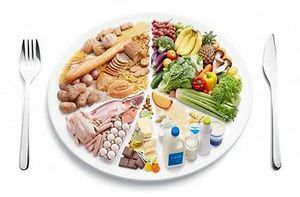 Fractioneel voedsel op de hoede van de gezondheid