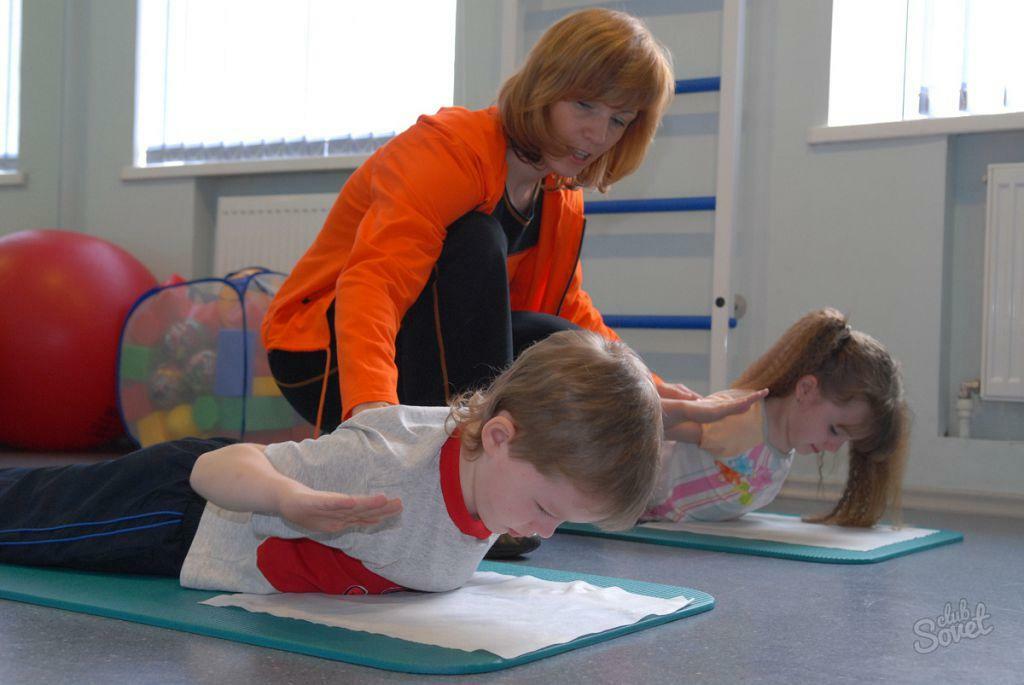Exercitarea gimnasticii în scolioza