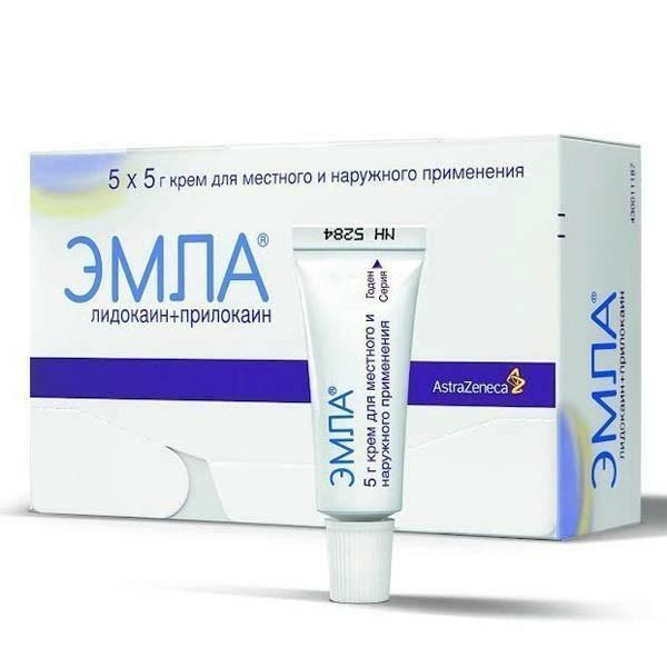 With severe lesions we deprive emla cream