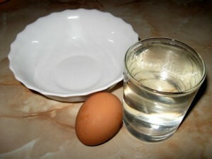 azijn en ei