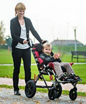 silla de paseo para niños con discapacidad