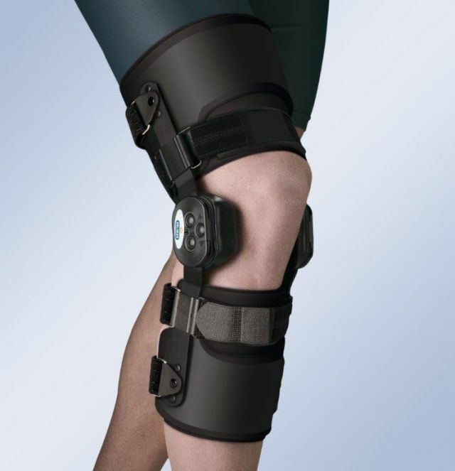 Enheter for immobilisering av knæleddet: de beste orthesene, bandasjer og veiledere