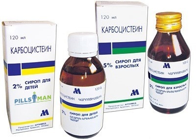 Sciroppo di carbocisteina (Karbocistein) per bambini. Istruzioni per l'uso, analoghi, prezzo