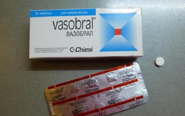 Vaistinis preparatas siekiant pagerinti smegenų ir periferinę kraujotaką. Vazobral