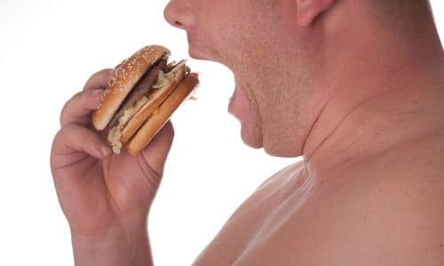 Fast food harms the male figure