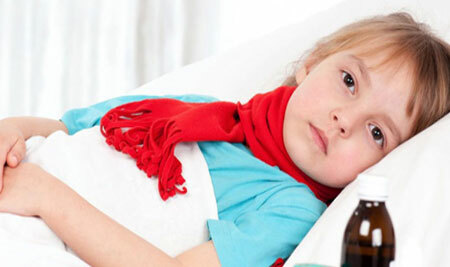 Treatment of purulent sore throat in children and adults