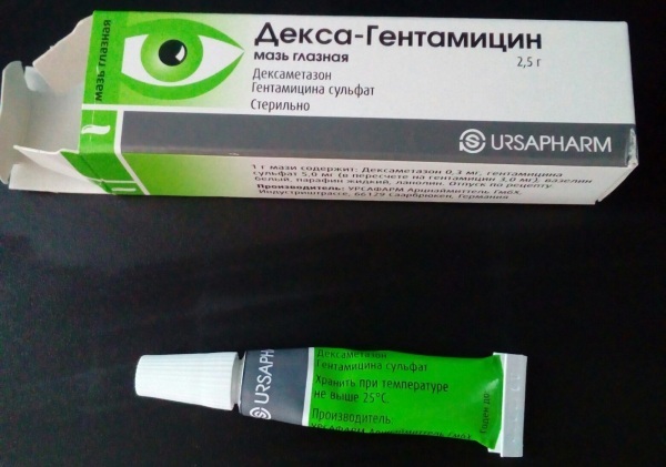 Dexa-Gentamicin eye ointment. Instructions, analogues, price