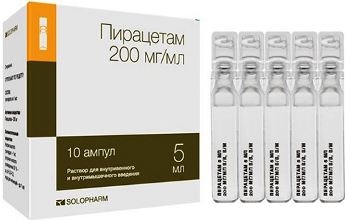 Piracetam (Piracetam) ampulleissa. Käyttöohjeet, hinta, arvostelut
