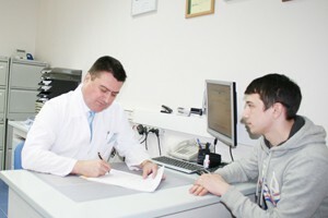 Visit to a specialist doctor