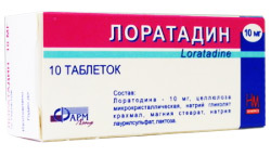 Difenhydramiinianalogit Loratadine
