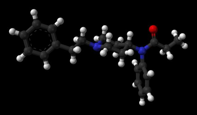 Formula molecolare di fentanil