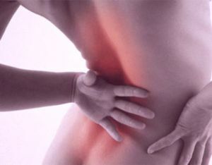 Pain in the lumbar spine