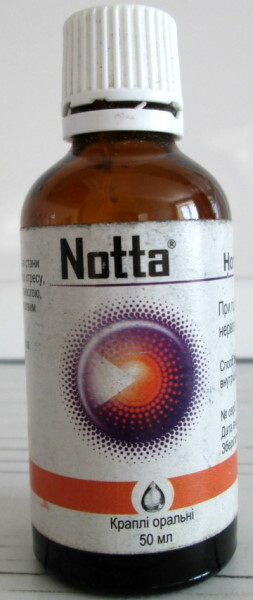 Notta drops for children. Instructions for use, reviews