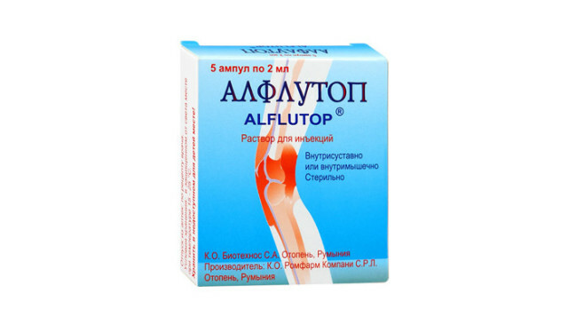 Iniezioni di alflutop e pillole - istruzioni per l