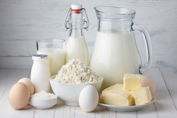 Products containing lactose. List, table for intolerance, list