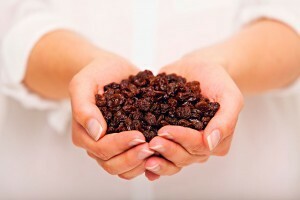 Selected raisins