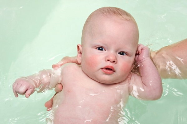 Frog belly in a child, newborn. Exercises how to clean