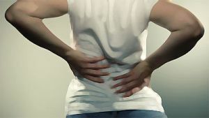 back pain with curvature