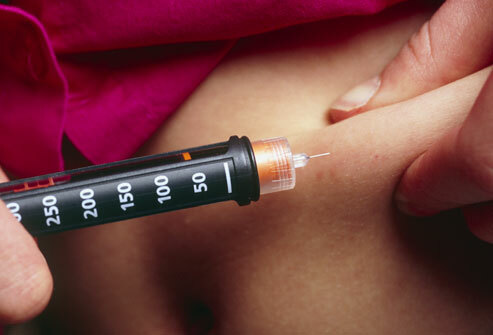 Injeção de insulina