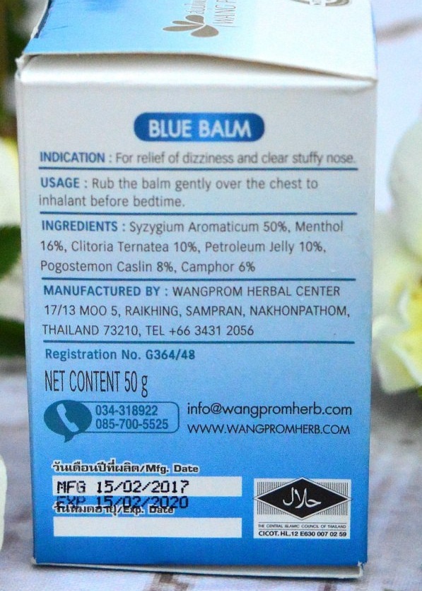 Blue balm from Thailand. Instructions for use from varicose veins, reviews, price