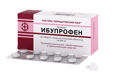 Tabletas de ibuprofeno