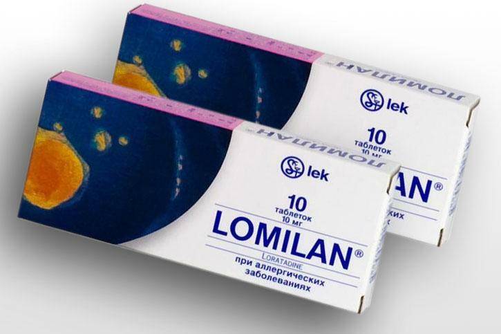 The drug Lomilan