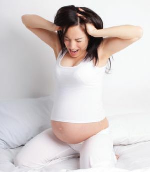 Pregnant woman nervous breakdown
