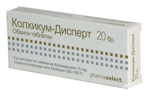 Kolchicin - tabletter