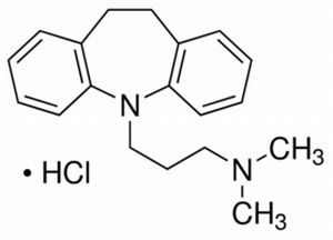 Imipramino hidrochlorido formulė