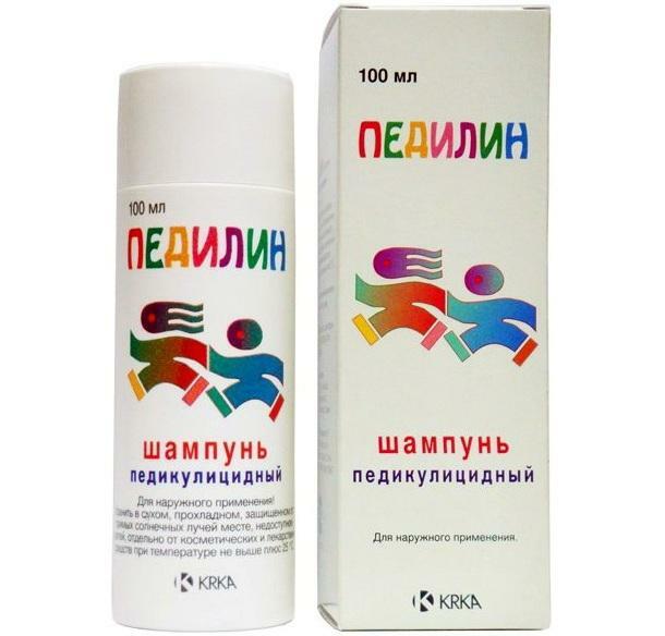 Shampoo against pediculosis Pedilin