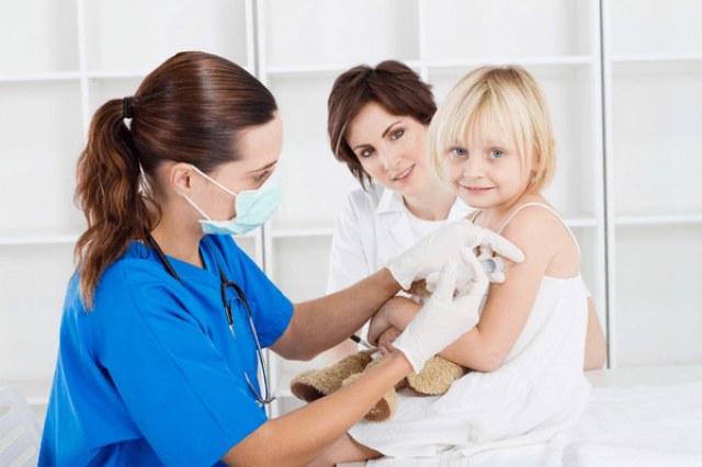 Baby revaccination mod mæslinger